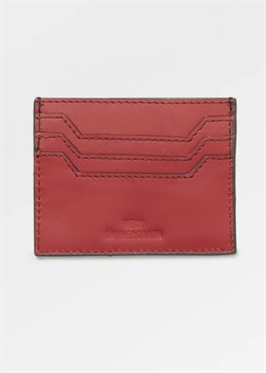 Glossy Card holder Dusty Cedar Red Becksøndergaard 